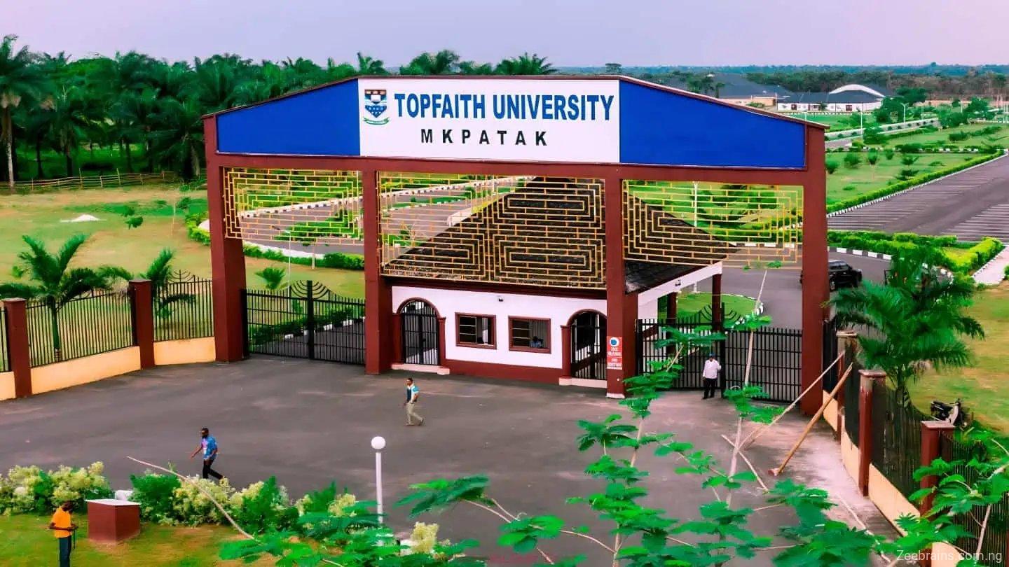 Topfaith University School Fees Schedule | 2025/2026