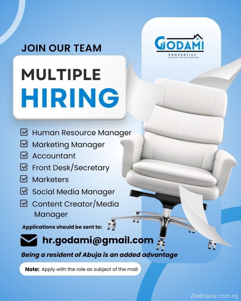 Multiple Hiring | Godami Properties